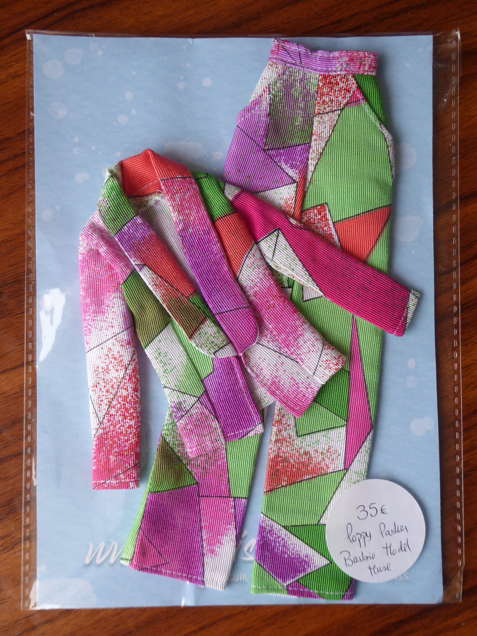 Vintage colorful suit Poppy Barbie Model Muse (2)