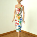 LAST ITEM Tight dress for Poppy Parker or Barbie Model Muse