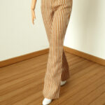 Striped bootcut pants for Barbie Made to Move