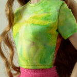 OOAK tie-dye blouse for Poppy, Barbie or Nu.Face (see description)